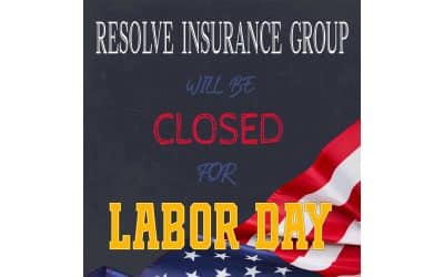 Resolve Insurance Group will be Closed for Labor Day